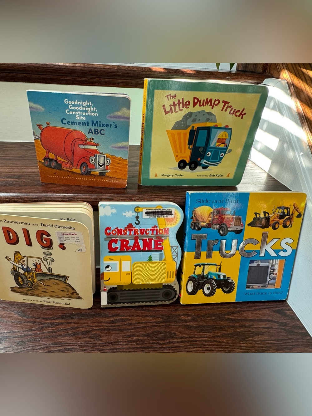 Construction theme Board Book